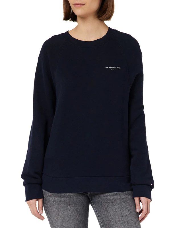 Tommy Hilfiger Women 1985 Sweatshirt without Hood, Blue (Desert Sky), S