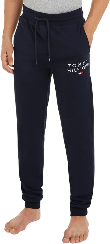 Tommy Hilfiger Men’s Long Jogging Bottoms, Blue (Desert Sky), L