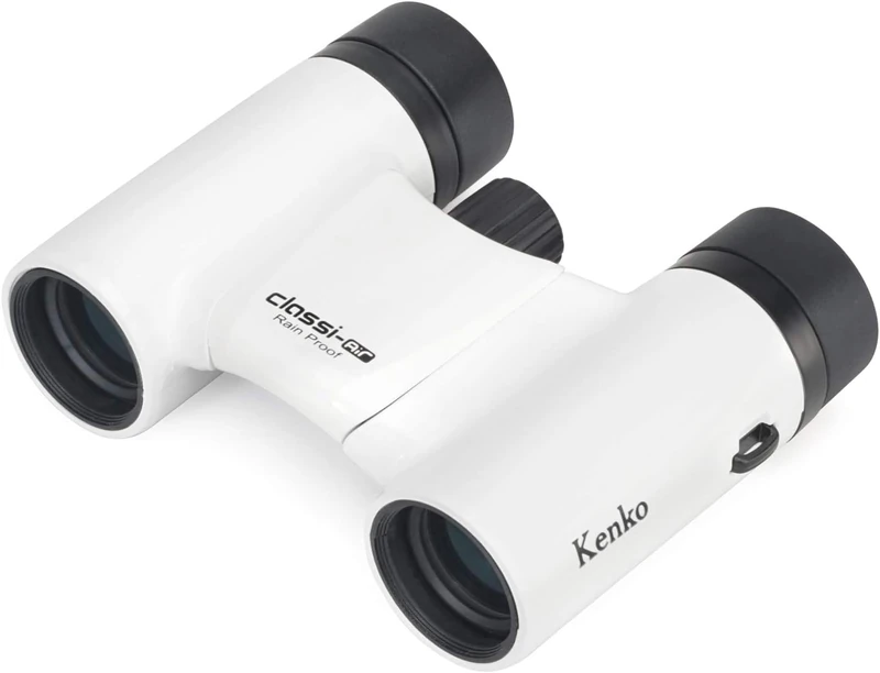 Kenko Binocular Classi-Air 8x21 DH, Roof Prism, Lightweight, Foldable & Compact Design, Multi-Coating, White 021385