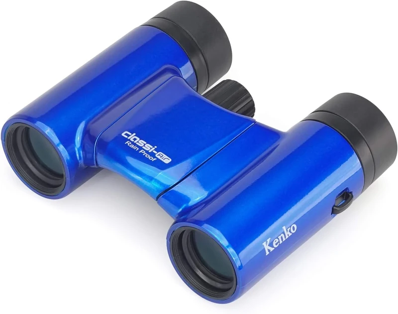 Kenko Binocular Classi-Air 8x21 DH, Roof Prism, Lightweight, Foldable & Compact Design, Multi-Coating, Blue 021378