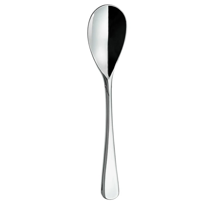 Grunwerg Fiesta Dessert Spoons DSFTA, 18/10 Stainless Steel, Set of 12