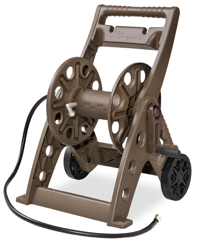 Liberty Garden Hose Cart, Bronze