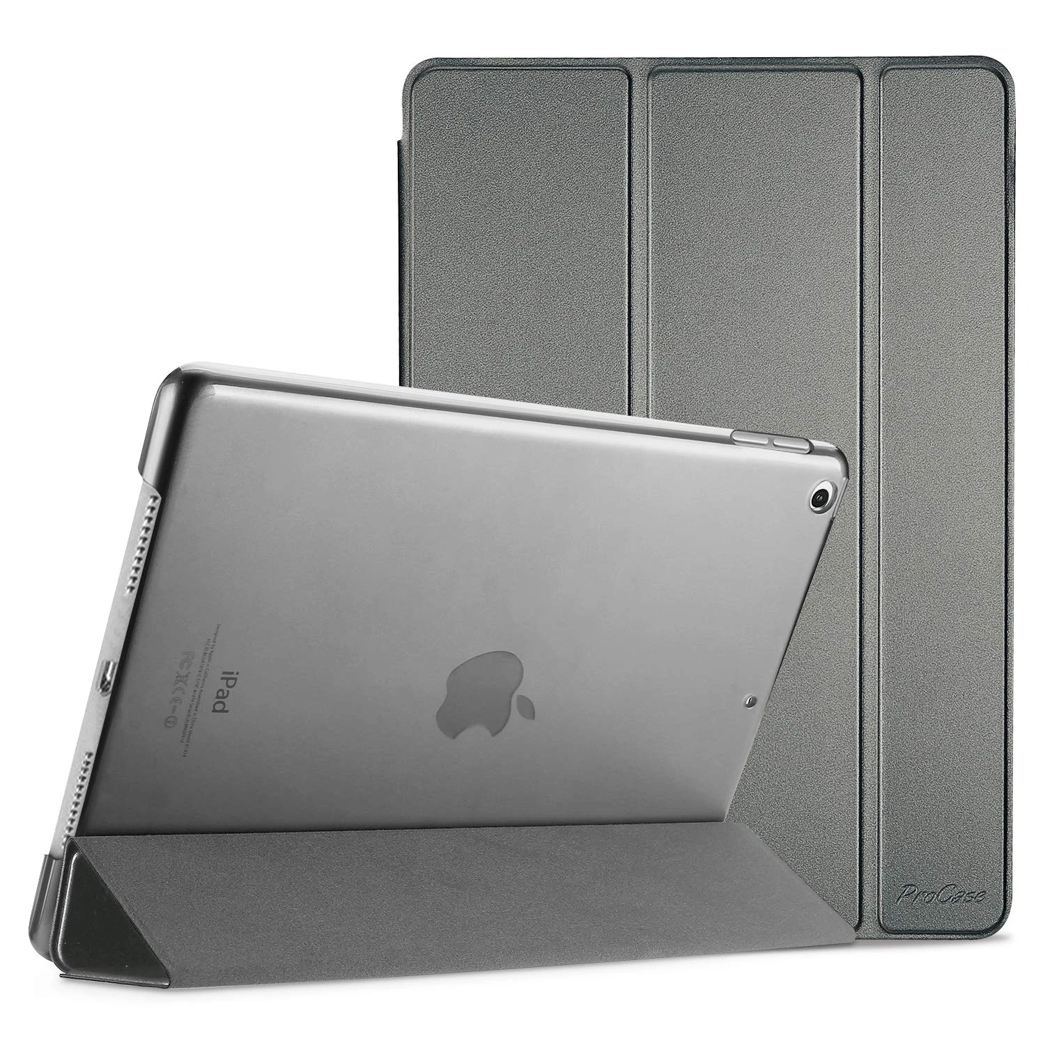 ProCase iPad 10.2 Case for 9th/8th/7th Generation 2021/2020/2019, Slim Hard Back Smart Cover with Auto Sleep/Wake, Metallic