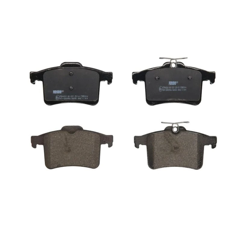 FERODO BRAKE PADS | FDB5014 | REAR | FOR JAGUAR XF I 2008-2015 | OE-MATCHING QUALITY | ECO-FRICTION FUSE+ TECHNOLOGY