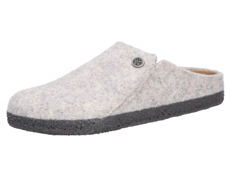Birkenstock 1015080 Zermatt light gray, Wool Felt Men Gray UK 11.5