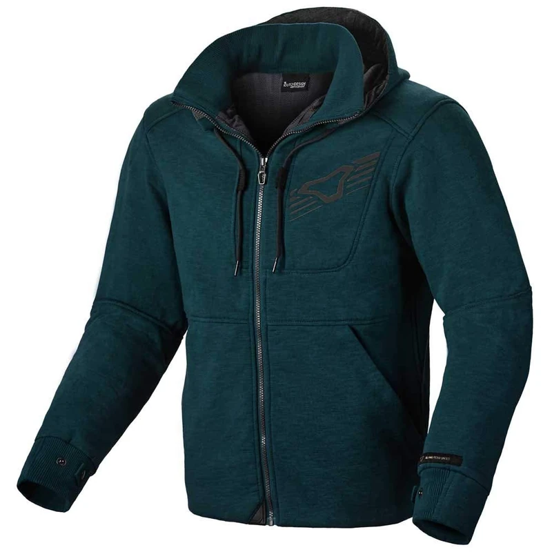 Macna District Blue Textile Motorbike Jacket - Size XXL