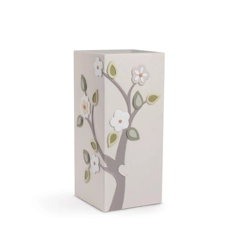 Egan Vase, Ceramic, Ivory, Small