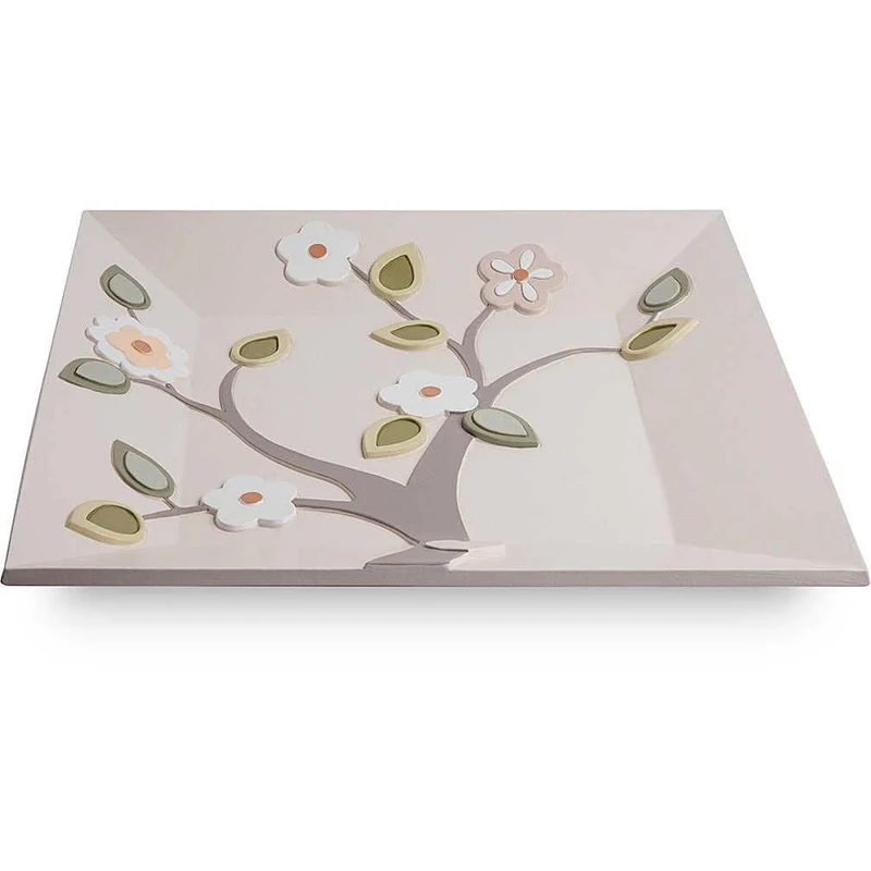 Egan Centerpiece, Ceramic, Ivory, Small