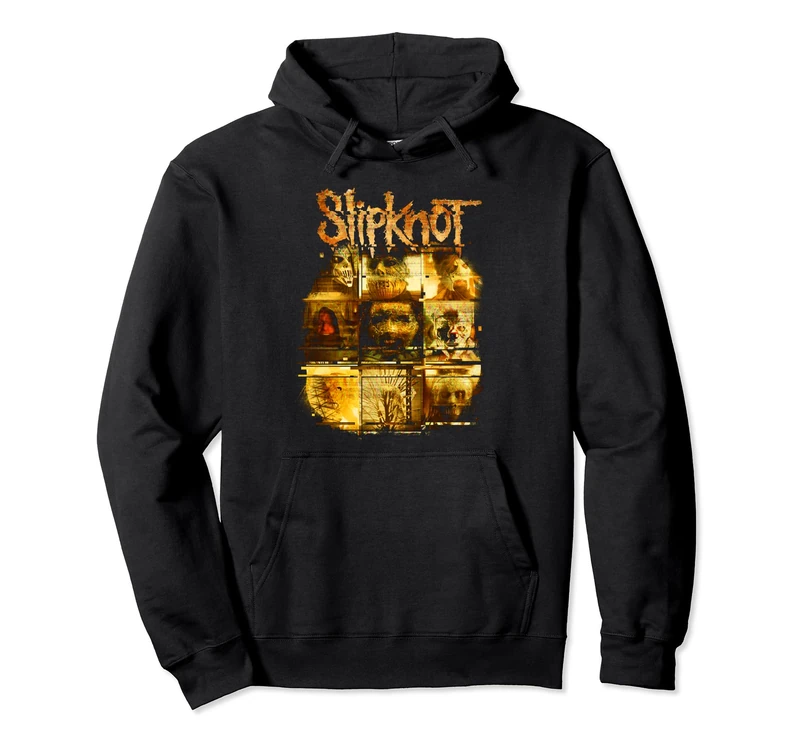 Slipknot Official We Are Not Your Kind Yellow Static Pullover Hoodie