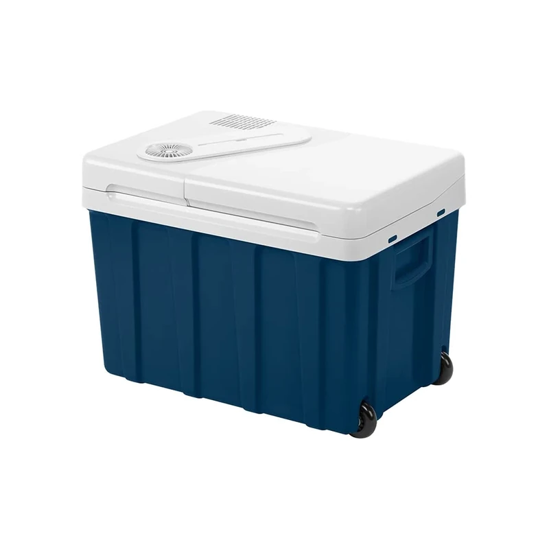 MOBICOOL MQ40W - 39 l Electric Cooler, Blue, Portable Car Cooler 12/230 V, Mini Fridge, Cool Box for Campervan RV Boat Travel Picnic Truck