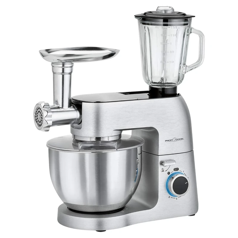 ProfiCook PC-KM 1189 food processor 1500 W 6.7 L Stainless steel