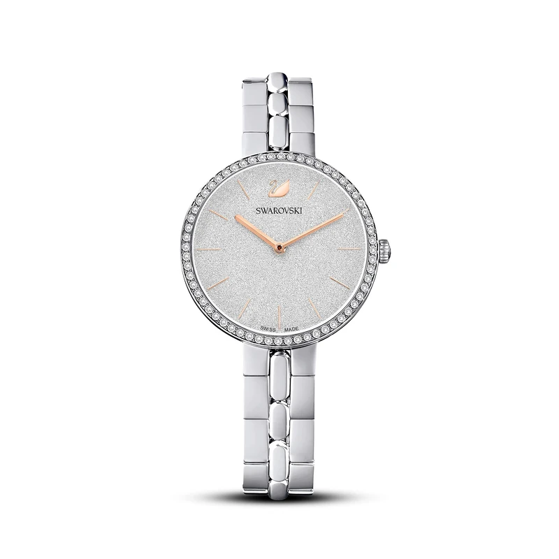 Swarovski Cosmopolitan Watch, Metal Bracelet, Silver Tone, Stainless Steel
