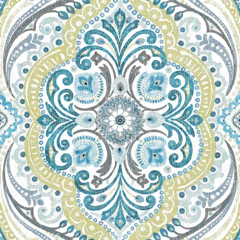 ROOMMATES Bohemian Damask Adhesive Wallpaper