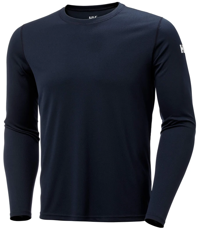 Helly Hansen Men's HH Tech Crew Ls, Navy, XS