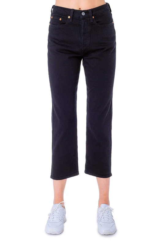 Levi's Women's Wedgie Straight Pants, Black Sprout, 24W / 26L