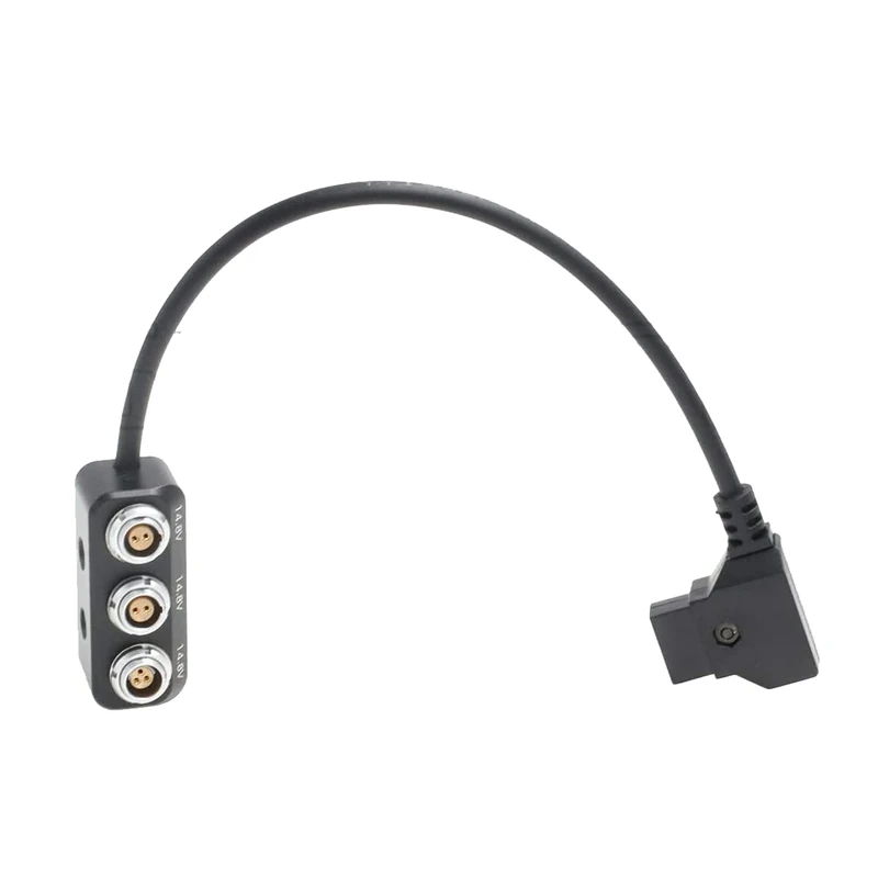 SZRMCC D Tap to 0B 2 pin Female 3 Way Power Splitter for Camera Power Supply Port Extension kit