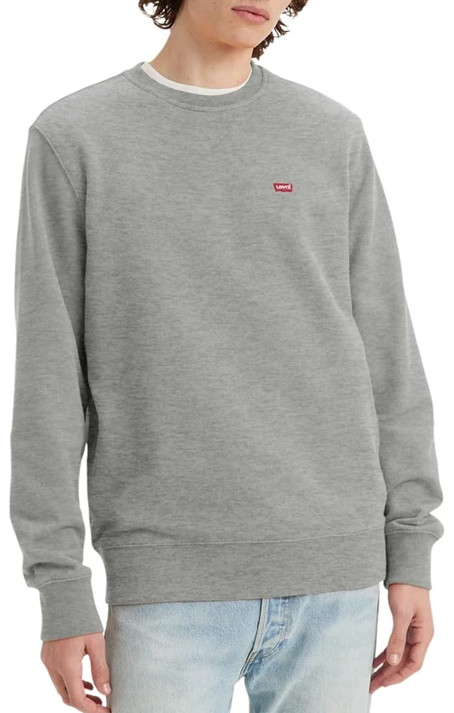 Levi's Men's Crew Sweatshirt Chisel Grey Heather M