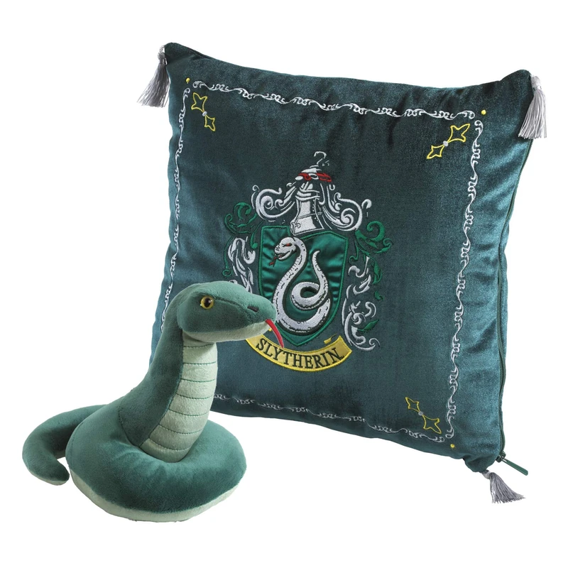 Harry Potter - Slytherin House Mascot Snake Plush and Cushion Set