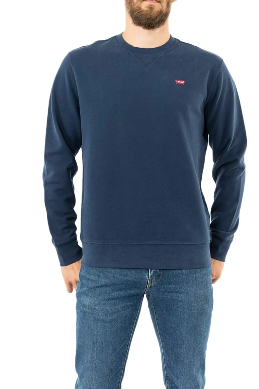 Levi's Men's Crew Sweatshirt Blue L