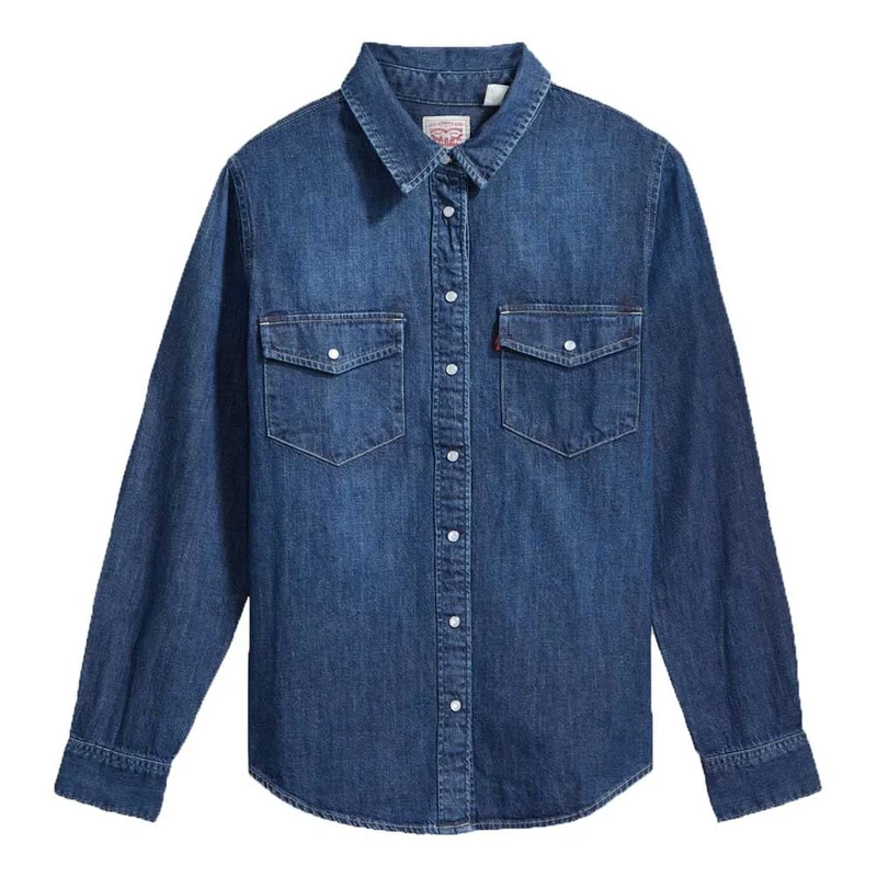 Levi's Women's Iconic Western Shirt, Air Space 2, L - Image 1