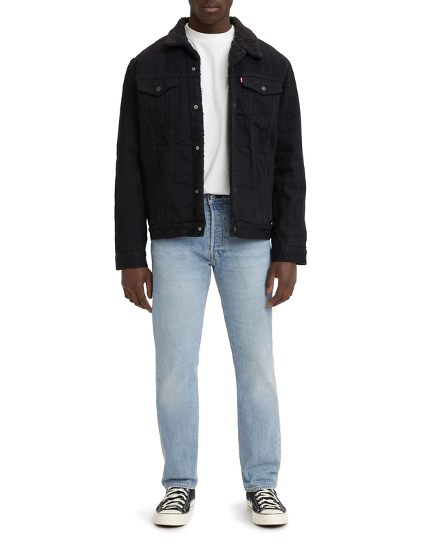 Levi's Men's 501 Original Fit Jeans, Basil Sand, 38W / 32L - Image 1