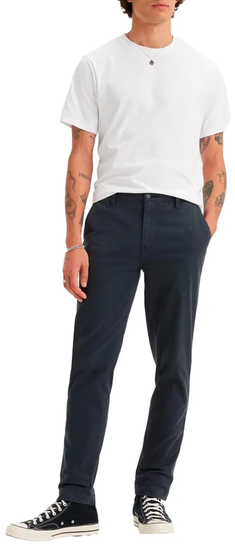 Levi's Men's Slim Chino Trousers - Baltic Navy 33W x 32L - Image 1