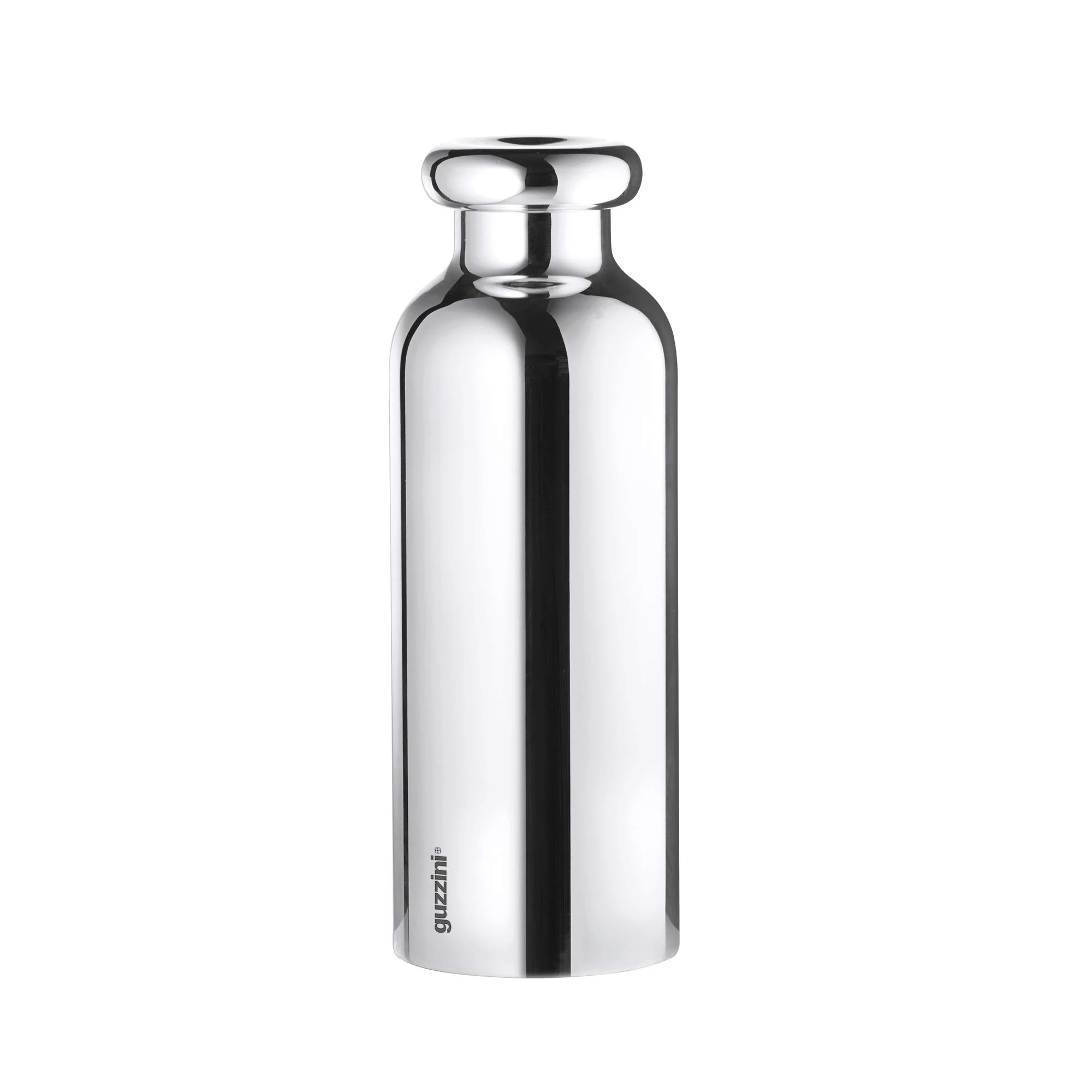 Guzzini On The Go Thermal Travel Bottle, Spalvieri & Del Ciotto, Ø 7.3 x h21.2 cm, 500cc, Chrome