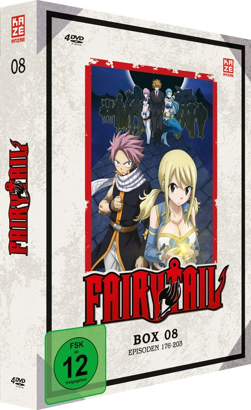 Fairy Tail TV-Serie DVD-Box 8 (Episoden 176-203) - 4 DVDs