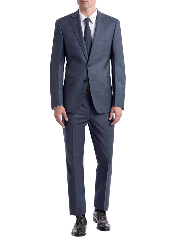 Calvin Klein Men's Jerome Business Suit Set, Blue Pant, 30W x 32L