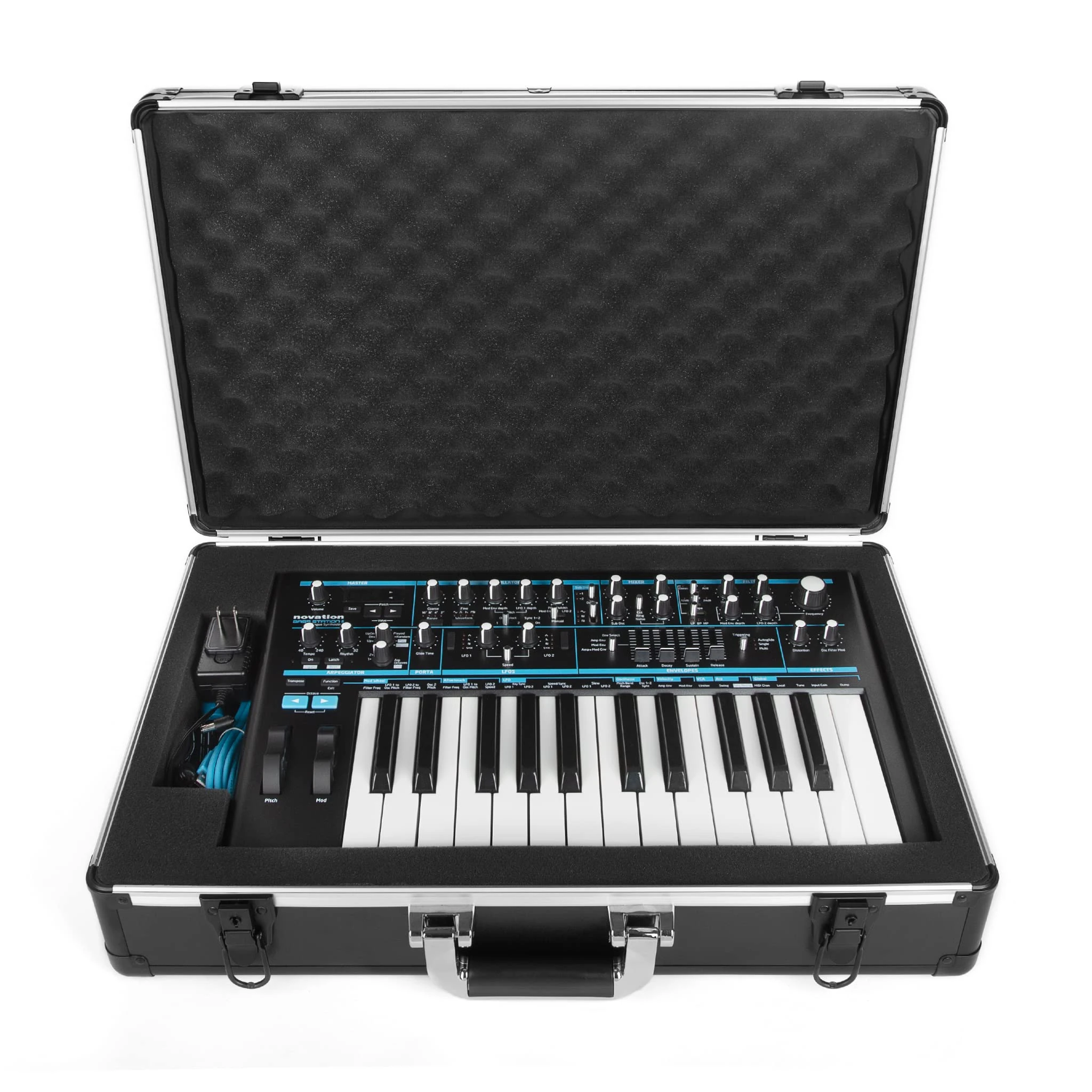 ANALOG CASES Novation Bass Station II/AFX Station Case - Ultra-Lightweight UNISON Hard Case