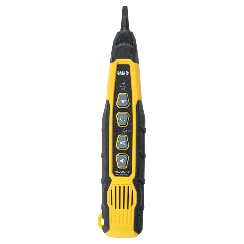 Klein Tools VDV500-123 Cable Tracer Probe-Pro Tracing Probe with Replaceable Non-Metallic, Conductive Tip and a Light for Use in Dark Spaces