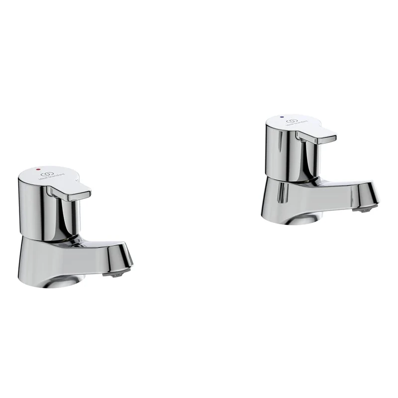 Ideal Standard Calista Pillar Basin Taps, B1146AA,Chrome