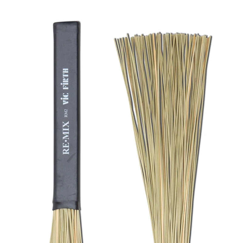 Vic FIrth - RE-MIX Drum Brushes - African Grass - Medium Soft