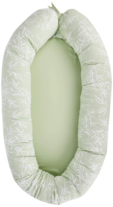 Manostiles Danish Design Organic Cotton Luxury Babynest, Soft Matcha