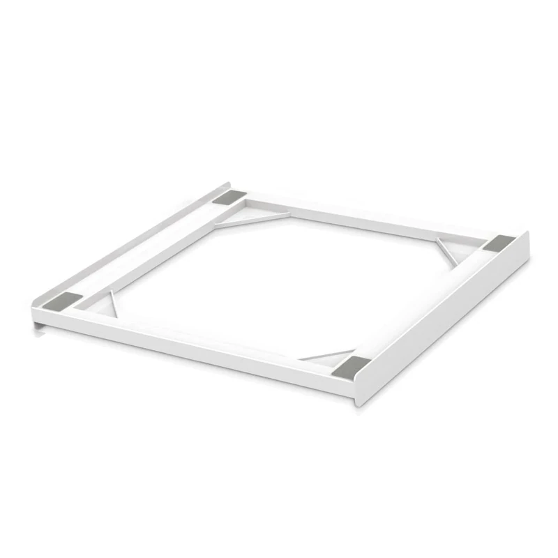Xavax |"Basic" Intermediate Frame for Washing Machines/Dryers, Plastic | White
