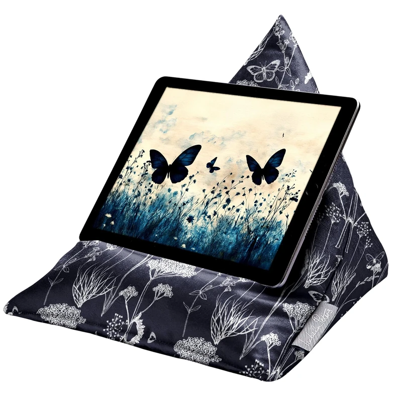 Izabela Peters Luxury Velvet Cushion Stand | For iPad, Tablet, Phone Holder | Book Stand | Inby Field