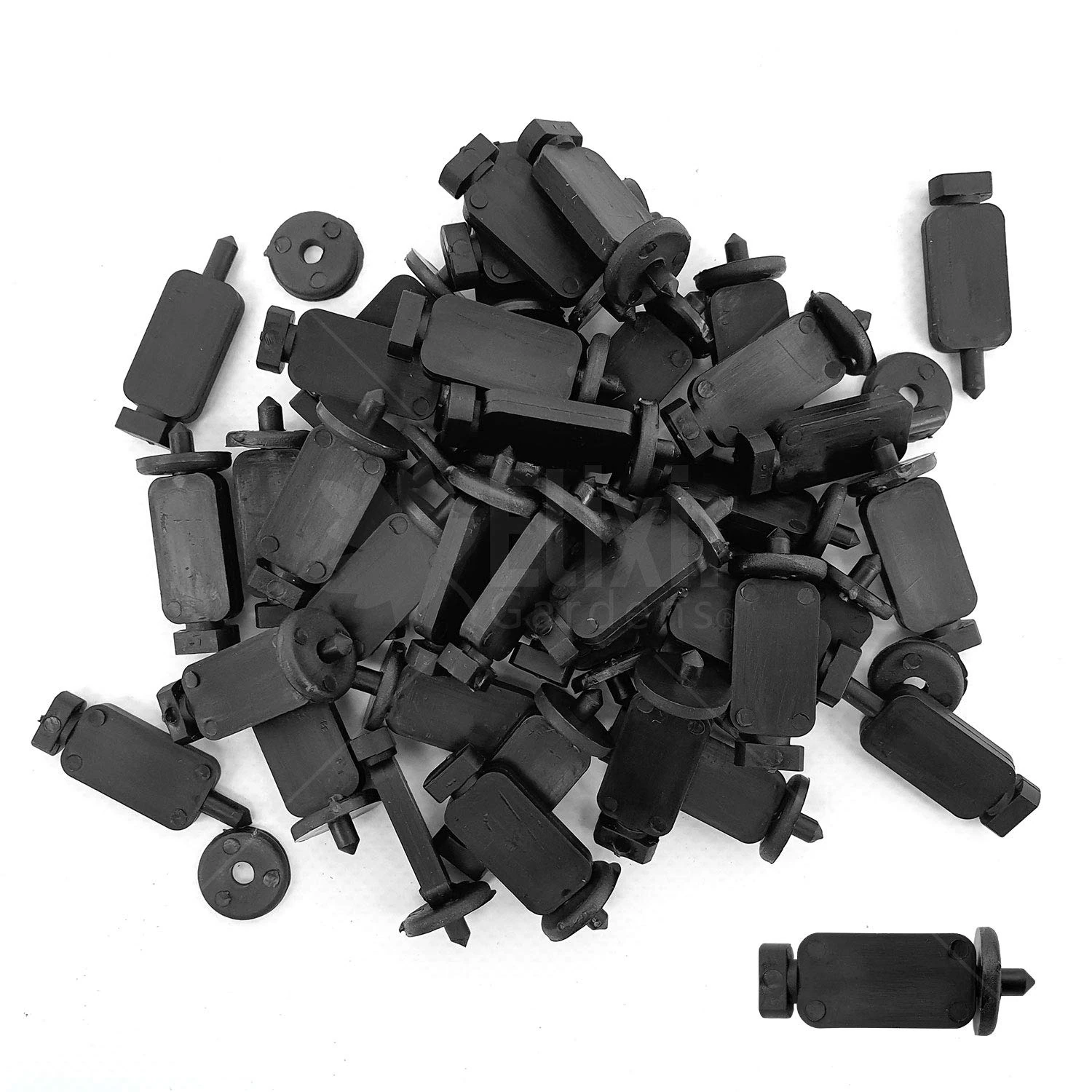 Elixir Gardens Greenhouse Bubble Insulation and Shade Plastic Secure Press Fixing Clips | Various Quantities Available (from 20 to 1000) x 20