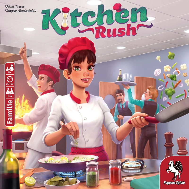 Pegasus Spiele Kitchen Rush - Real-Time Cooperative Board Game