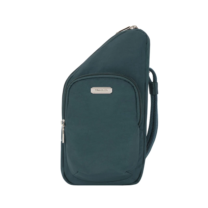 Travelon Patch Crossbody, Peacock, One Size, Patch Crossbody
