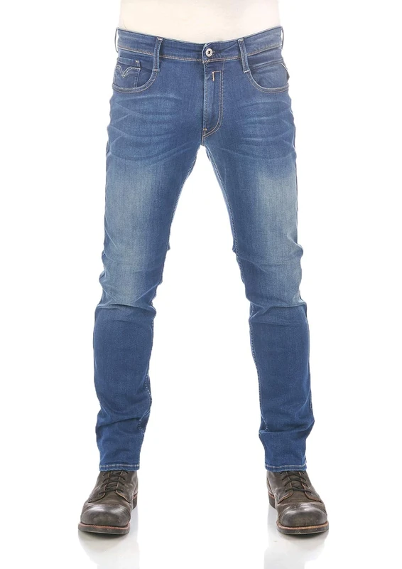 REPLAY Men's Anbass Jeans Not Applicable, Blue Denim, 34/34