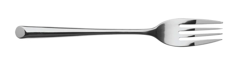 Rockingham Forge Table Forks, 12-Piece, Designer Collection, Marquee Pattern, 18/10 Stainless Steel with High Gloss Finish