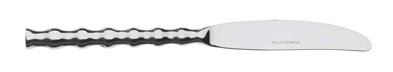 Rockingham Forge Table Knives, 12-Pack, Designer Collection, Gala Pattern, 18/10 Stainless Steel with High Gloss Finish