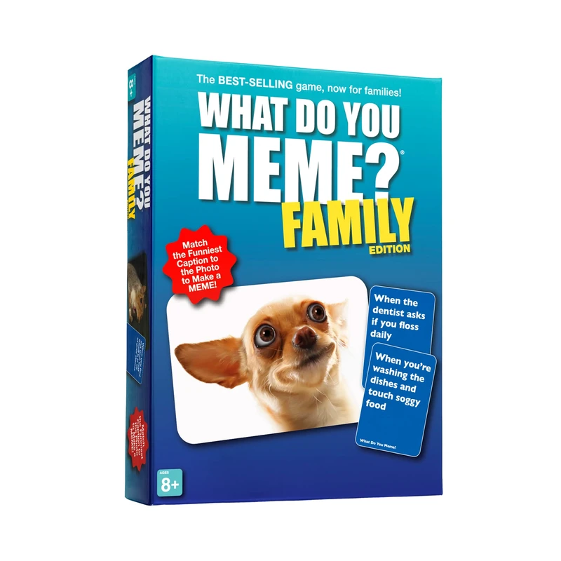 WHAT DO YOU MEME? Family Edition - The Hilarious Family Party Card Game For Meme Lovers