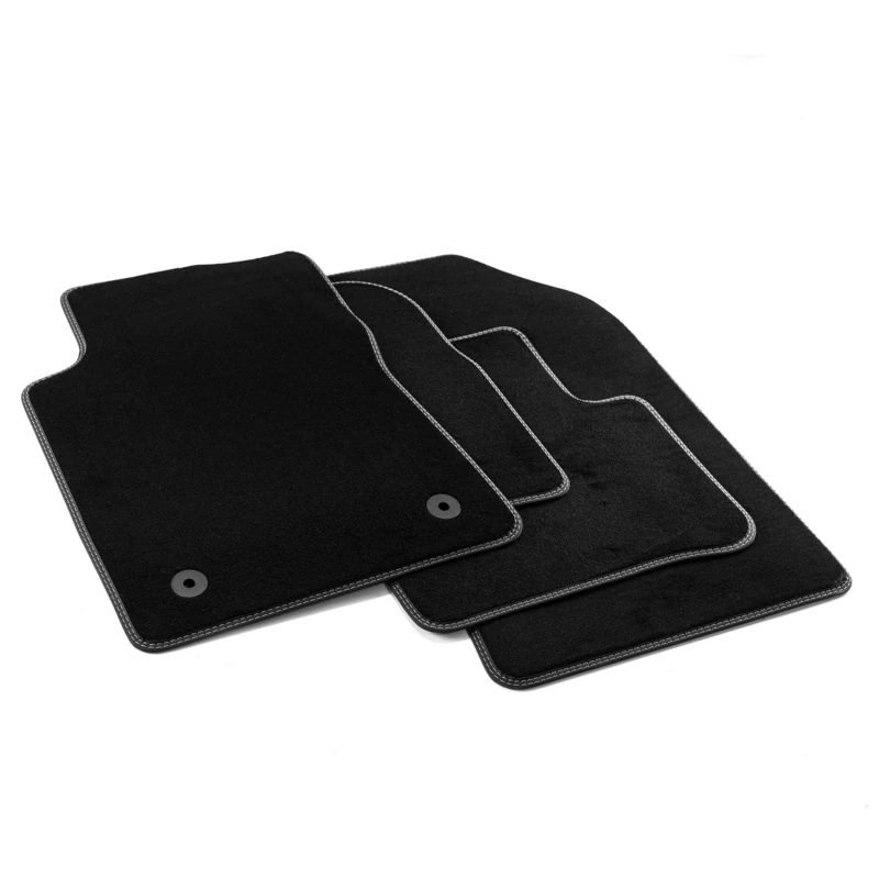 MTM Pro-6994 Tappetini C3 III 11.2016 onwards, su Misura in Velluto Nylon, Bordi in Similpelle e Doppia Impuntura Cromata