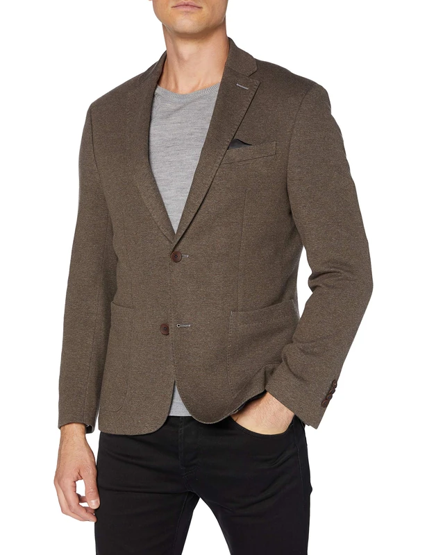 Bugatti Men's Sakko Blazer, Grad, 54
