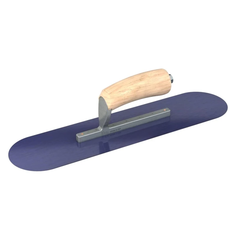 Bon 66-163 Pool Trowel - Blue Steel - 14 X 3 - Wood Handle