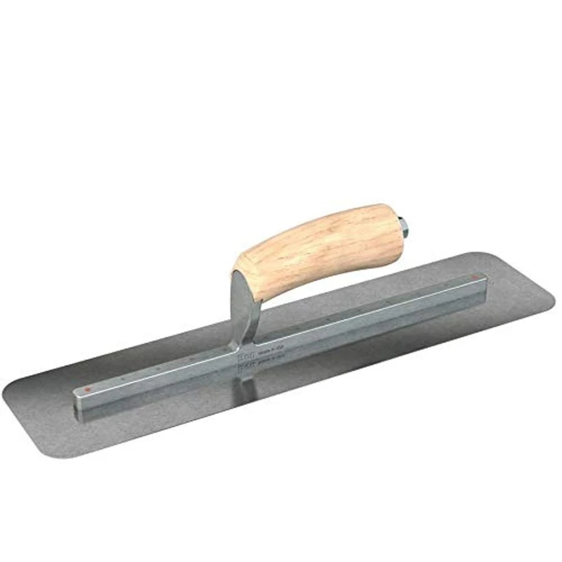 Bon 66-270 Silo Trowel - Carbon Steel - 16 X 4 - Wood Handle
