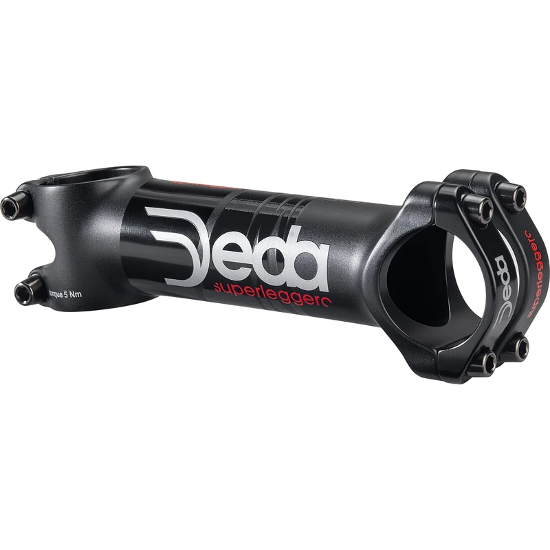 DEDA-ELEMENTI 305393875 Système Manuel Superleg POB 130 mm Mixte, Noir (Noir), Taille Unique