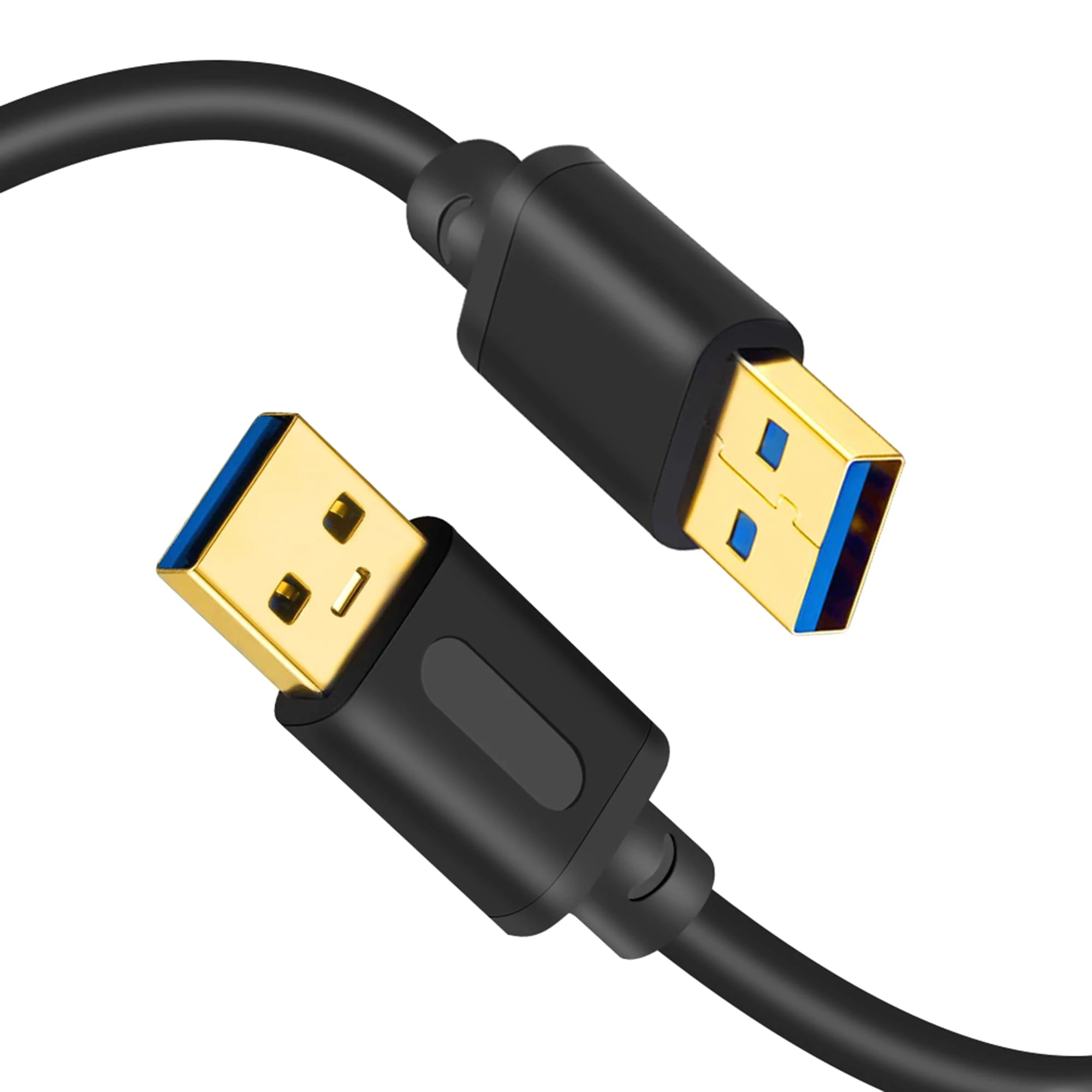 TanQY 4M USB 3.0 Male to Male Cable for SuperSpeed Data Transfer, Compatible with Modem, Printer, Camera