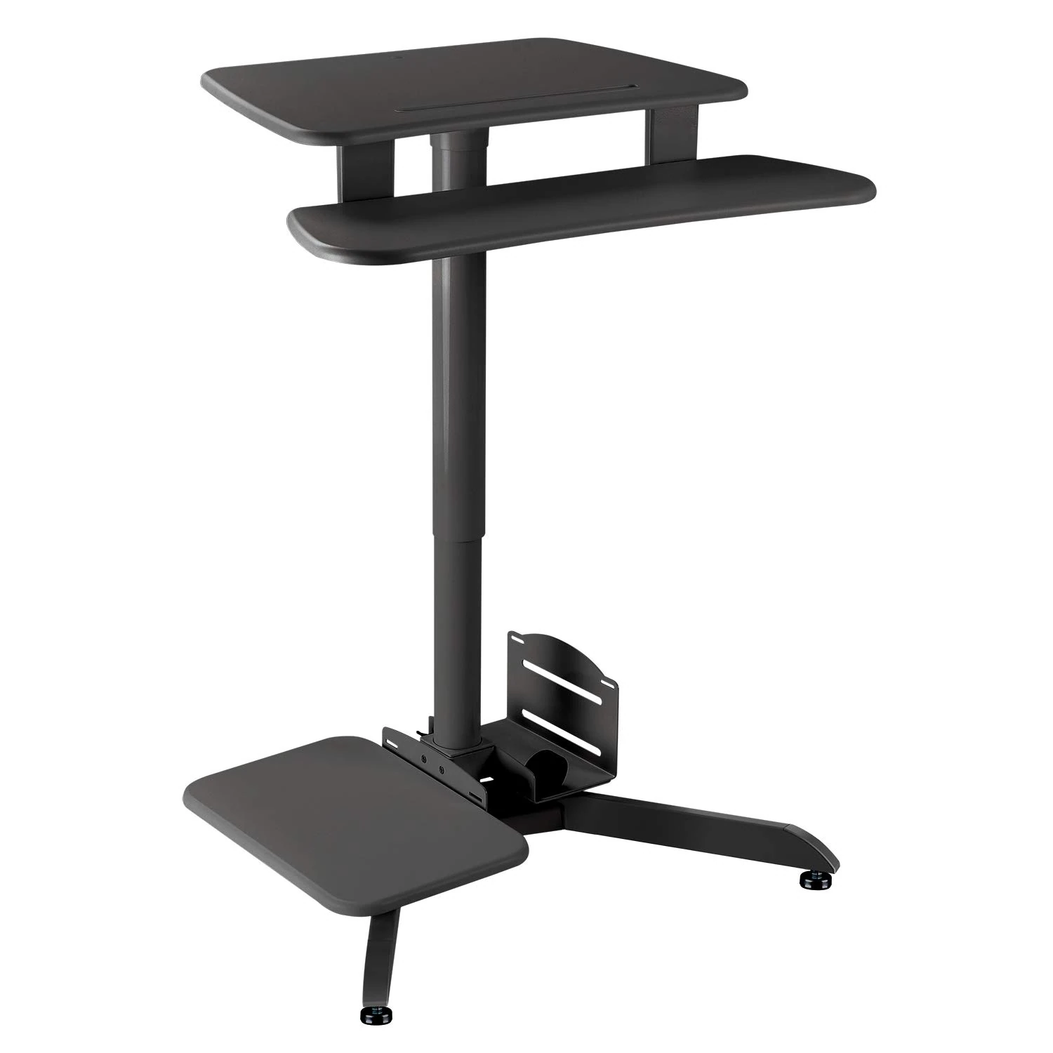 Maclean MC-848 Height-Adjustable Computer Desk Desk Tablet Computer Holder Table Standing & Sitting Max Height 109cm